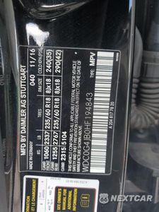 Zdjęcie 12 z 13 samochodu: 2017 MERCEDES-BENZ GLC 300 VIN:WDC0G4JB0HF194843 - miniatura