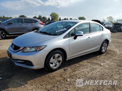 2013 HONDA CIVIC LX 19XFB2F53DE045563 - główne zdjęcie licytacji z USA - miniatura