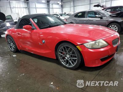 Czwarte zdjęcie samochodu z boku: 2007 BMW Z4 3.0SI VIN:4USBU53547LW92834 - miniatura