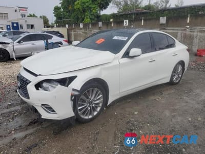 2021 INFINITI Q50 LUXE JN1EV7BP6MM704845 - główne zdjęcie licytacji z USA - miniatura