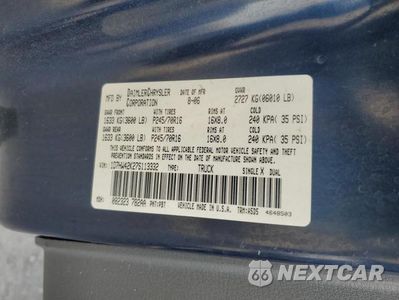 Zdjęcie 12 z 12 samochodu: 2007 DODGE DAKOTA SLT VIN:1D7HW42K27S113332 - miniatura