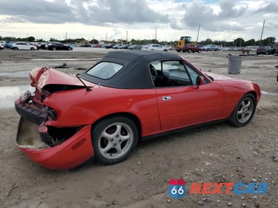 Trzecie zdjęcie samochodu z tyłu: 1990 MAZDA MX-5 MIATA VIN:JM1NA3518L0108506 - miniatura