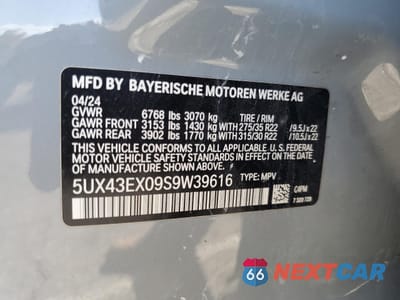 Zdjęcie 14 z 17 samochodu: 2025 BMW X6 M60I VIN:5UX43EX09S9W39616 - miniatura