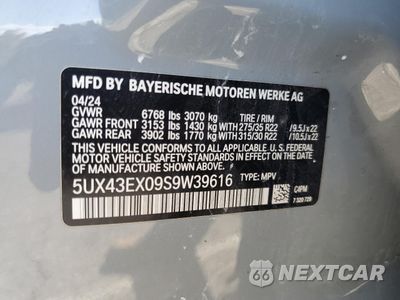 Zdjęcie 14 z 17 samochodu: 2025 BMW X6 M60I VIN:5UX43EX09S9W39616 - miniatura