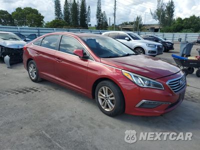 Czwarte zdjęcie samochodu z boku: 2015 HYUNDAI SONATA SE VIN:5NPE24AF6FH211306 - miniatura