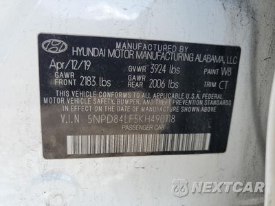 Zdjęcie 13 z 15 samochodu: 2019 HYUNDAI ELANTRA SEL VIN:5NPD84LF5KH490118 - miniatura
