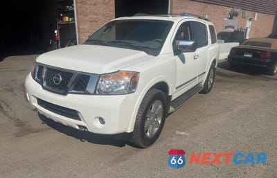 Drugie zdjęcie samochodu z przodu: 2010 NISSAN ARMADA PLATINUM VIN:5N1AA0NE8AN621993 - miniatura