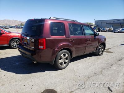 Trzecie zdjęcie samochodu z tyłu: 2014 HONDA PILOT EXL VIN:5FNYF4H55EB039393 - miniatura