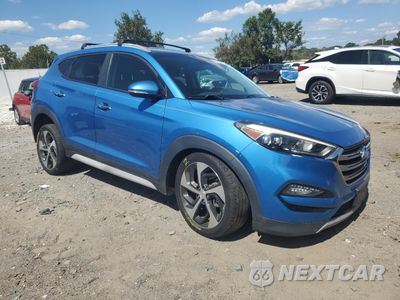 Czwarte zdjęcie samochodu z boku: 2017 HYUNDAI TUCSON LIMITED VIN:KM8J3CA25HU506744 - miniatura