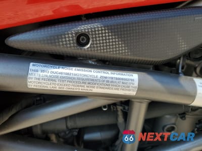 Zdjęcie 9 z 10 samochodu: 2013 DUCATI HYPERMOTARD HYPERSTRADA VIN:ZDM1YBTS0DB002755 - miniatura