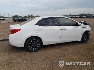 Trzecie zdjęcie samochodu z tyłu: 2018 TOYOTA COROLLA L VIN:2T1BURHE3JC077681 - miniatura