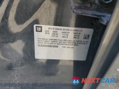 Zdjęcie 13 z 13 samochodu: 2016 BUICK REGAL PREMIUM VIN:2G4GS5GXXG9106590 - miniatura