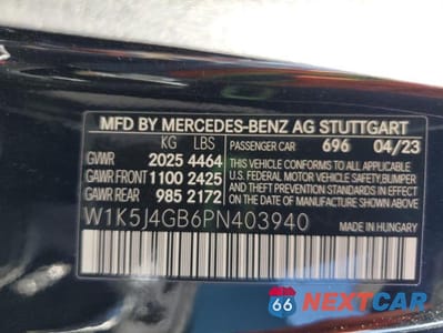 Zdjęcie 13 z 13 samochodu: 2023 MERCEDES-BENZ CLA 250 VIN:W1K5J4GB6PN403940 - miniatura