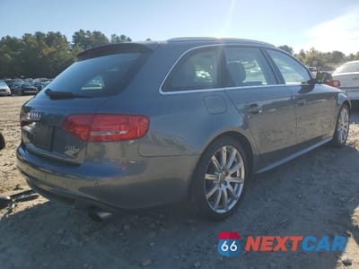 Trzecie zdjęcie samochodu z tyłu: 2012 AUDI A4 PREMIUM PLUS VIN:WAUWFAFL3CA108558 - miniatura