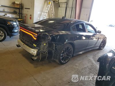 Trzecie zdjęcie samochodu z tyłu: 2021 DODGE CHARGER SCAT PACK VIN:2C3CDXGJ0MH588089 - miniatura