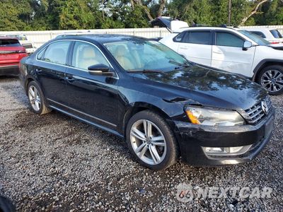 Czwarte zdjęcie samochodu z boku: 2014 VOLKSWAGEN PASSAT SEL VIN:1VWCN7A34EC057627 - miniatura