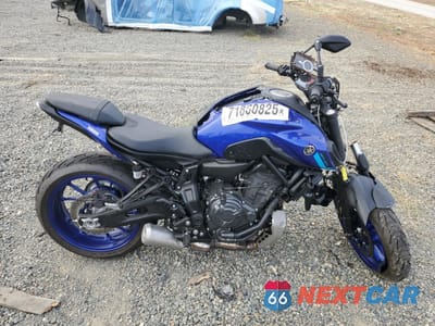 2022 YAMAHA MT07 JYARM32E1NA005002 - główne zdjęcie licytacji z USA - miniatura