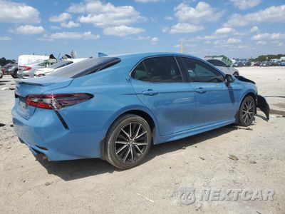 Trzecie zdjęcie samochodu z tyłu: 2023 TOYOTA CAMRY SE NIGHT SHADE VIN:4T1G11AK4PU098014 - miniatura