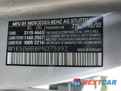 Zdjęcie 13 z 13 samochodu: 2023 MERCEDES-BENZ CLA AMG 35 4MATIC VIN:W1K5J5BB8PN375992 - miniatura