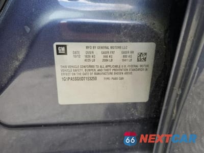 Zdjęcie 12 z 12 samochodu: 2013 CHEVROLET CRUZE LS VIN:1G1PA5SG6D7153250 - miniatura