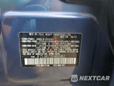 Zdjęcie 14 z 16 samochodu: 2014 SUBARU FORESTER 2.5I PREMIUM VIN:JF2SJAEC1EH465461 - miniatura