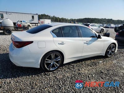 Trzecie zdjęcie samochodu z tyłu: 2021 INFINITI Q50 SIGNATURE EDITION VIN:JN1EV7CP3MM706583 - miniatura