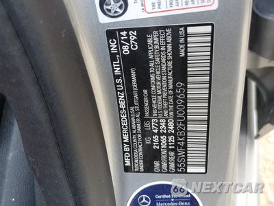 Zdjęcie 12 z 12 samochodu: 2015 MERCEDES-BENZ C 300 4MATIC VIN:55SWF4KB2FU009659 - miniatura
