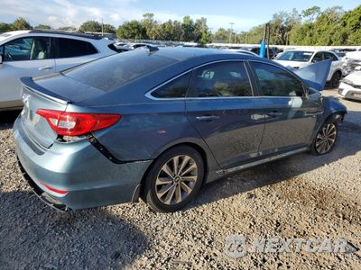 Trzecie zdjęcie samochodu z tyłu: 2017 HYUNDAI SONATA SPORT VIN:5NPE34AFXHH498570 - miniatura