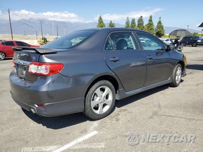 Trzecie zdjęcie samochodu z tyłu: 2013 TOYOTA COROLLA BASE VIN:5YFBU4EE0DP159606 - miniatura