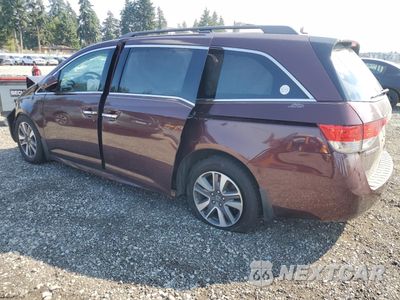 Drugie zdjęcie samochodu z przodu: 2014 HONDA ODYSSEY TOURING VIN:5FNRL5H91EB013525 - miniatura