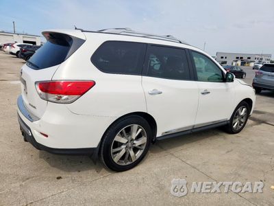 Trzecie zdjęcie samochodu z tyłu: 2014 NISSAN PATHFINDER S VIN:5N1AR2MN3EC607085 - miniatura