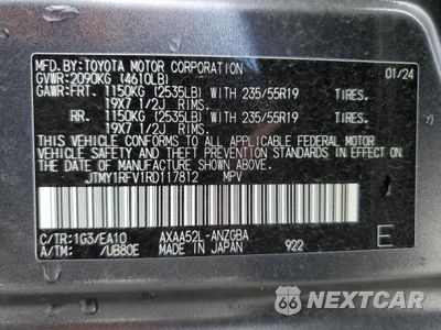 Zdjęcie 12 z 12 samochodu: 2024 TOYOTA RAV4 LIMITED VIN:JTMY1RFV1RD117812 - miniatura