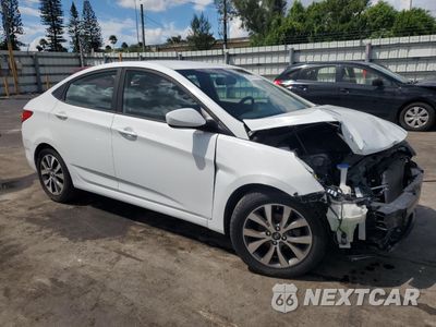 Czwarte zdjęcie samochodu z boku: 2017 HYUNDAI ACCENT SE VIN:KMHCT4AE9HU325302 - miniatura