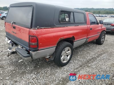 Trzecie zdjęcie samochodu z tyłu: 1995 DODGE RAM 1500 VIN:1B7HC16Y2SS380446 - miniatura