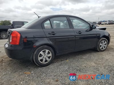 Trzecie zdjęcie samochodu z tyłu: 2009 HYUNDAI ACCENT GLS VIN:KMHCN46C09U333064 - miniatura
