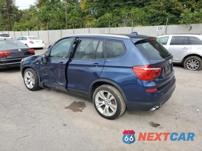 Drugie zdjęcie samochodu z przodu: 2015 BMW X3 XDRIVE28I VIN:5UXWX9C52F0D60723 - miniatura