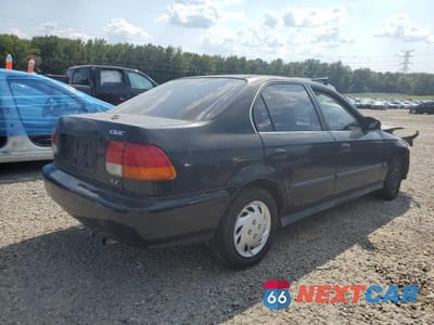 Trzecie zdjęcie samochodu z tyłu: 1998 HONDA CIVIC LX VIN:2HGEJ6572WH523666 - miniatura