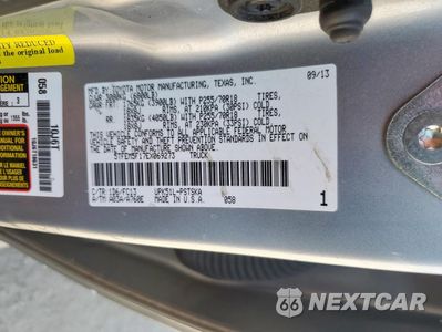 Zdjęcie 12 z 12 samochodu: 2014 TOYOTA TUNDRA CREWMAX SR5 VIN:5TFEM5F17EX069273 - miniatura
