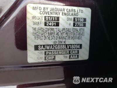 Zdjęcie 12 z 14 samochodu: 2011 JAGUAR XJL VIN:SAJWA2GB8BLV18094 - miniatura