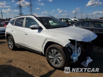 Czwarte zdjęcie samochodu z boku: 2022 HYUNDAI TUCSON BLUE VIN:KM8JBCA17NU020149 - miniatura