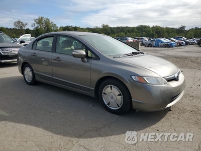 Czwarte zdjęcie samochodu z boku: 2006 HONDA CIVIC HYBRID VIN:JHMFA36236S018263 - miniatura