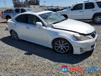Czwarte zdjęcie samochodu z boku: 2011 LEXUS IS 250 VIN:JTHBF5C28B5139489 - miniatura