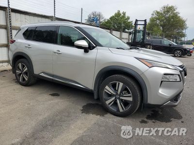 Czwarte zdjęcie samochodu z boku: 2021 NISSAN ROGUE SL VIN:5N1AT3CA9MC734850 - miniatura