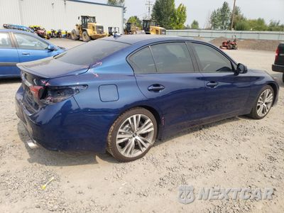Trzecie zdjęcie samochodu z tyłu: 2019 INFINITI Q50 LUXE VIN:JN1EV7AR4KM557523 - miniatura