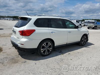 Trzecie zdjęcie samochodu z tyłu: 2017 NISSAN PATHFINDER S VIN:5N1DR2MN2HC677002 - miniatura