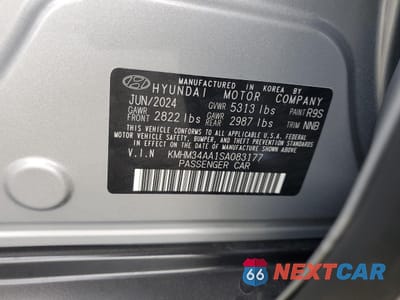 Zdjęcie 12 z 12 samochodu: 2025 HYUNDAI IONIQ 6 SEL VIN:KMHM34AA1SA083177 - miniatura