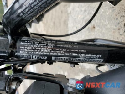 Zdjęcie 9 z 10 samochodu: 2021 HARLEY-DAVIDSON XL1200 NS VIN:1HD1LP31XMB404294 - miniatura