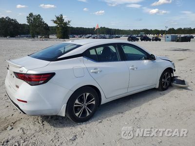 Trzecie zdjęcie samochodu z tyłu: 2022 NISSAN SENTRA SV VIN:3N1AB8CV5NY252380 - miniatura