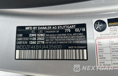 Zdjęcie 10 z 10 samochodu: 2018 MERCEDES-BENZ E 300 4MATIC VIN:WDDZF4KB9JA435600 - miniatura
