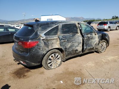 Trzecie zdjęcie samochodu z tyłu: 2016 ACURA MDX TECHNOLOGY VIN:5FRYD4H44GB027508 - miniatura